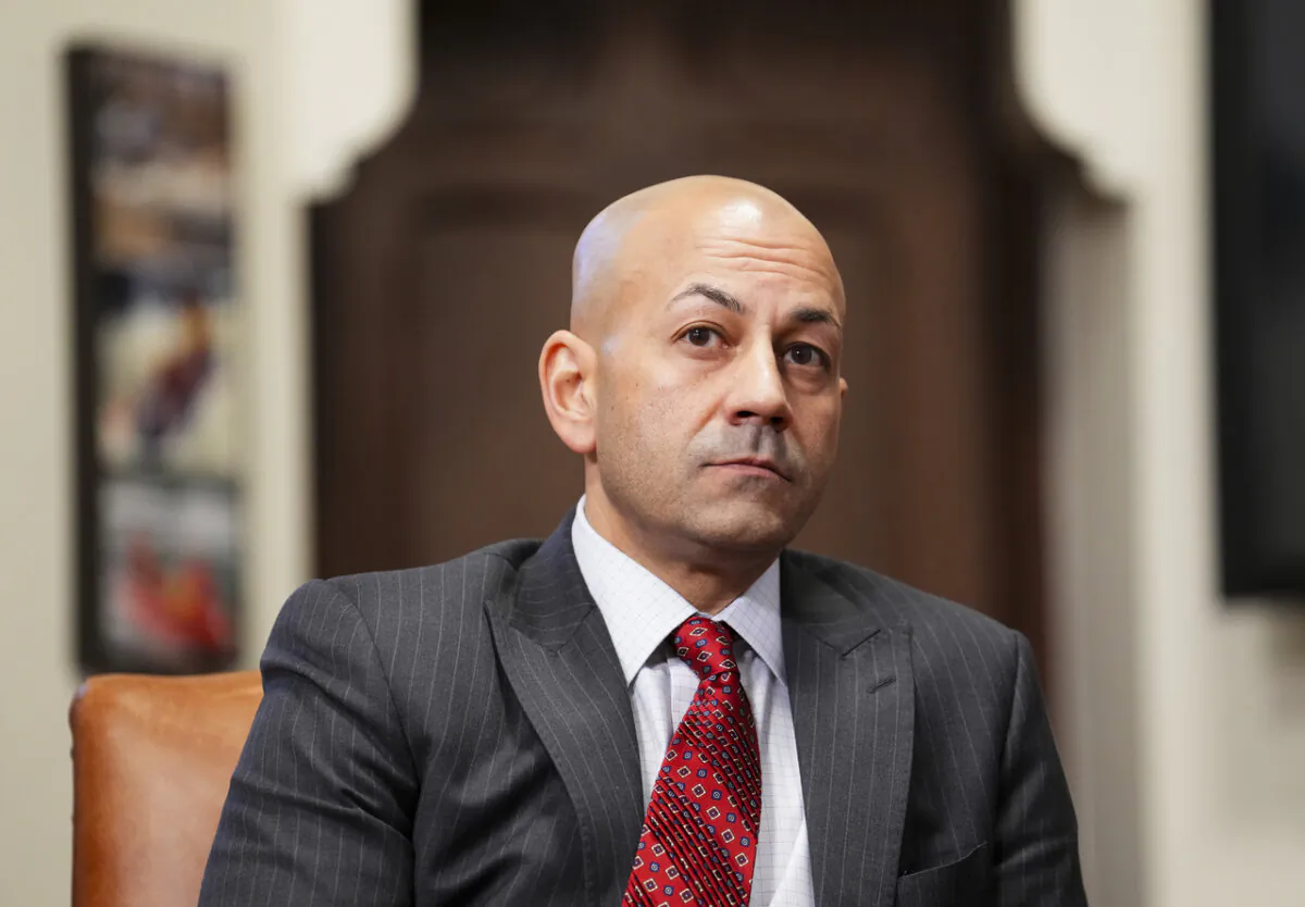 Yukon Premier Ranj Pillai  on Parliament Hill in Ottawa, on Dec. 3, 2024. (The Canadian Press/Sean Kilpatrick)