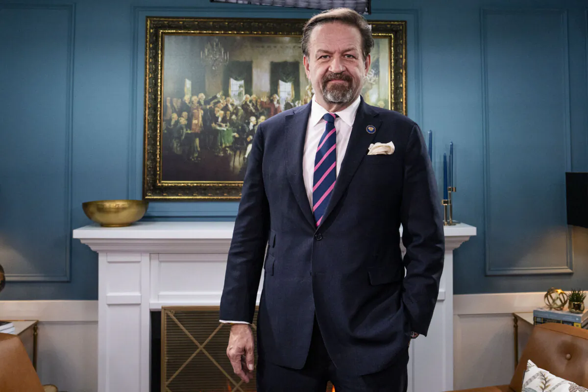 Sebastian Gorka, President-elect Donald Trump’s pick for deputy assistant to the president and senior director for counterterrorism, stands for a photograph after an interview with The Epoch Times in Washington on Dec. 17, 2024. (Madalina Vasiliu/The Epoch Times)