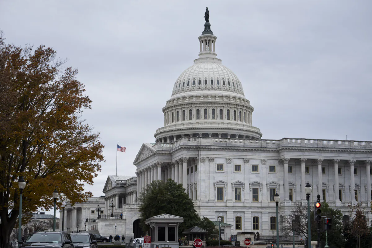 The U.S. Capitol building in Washington on Dec. 18, 2024. (Madalina Vasiliu/The Epoch Times)