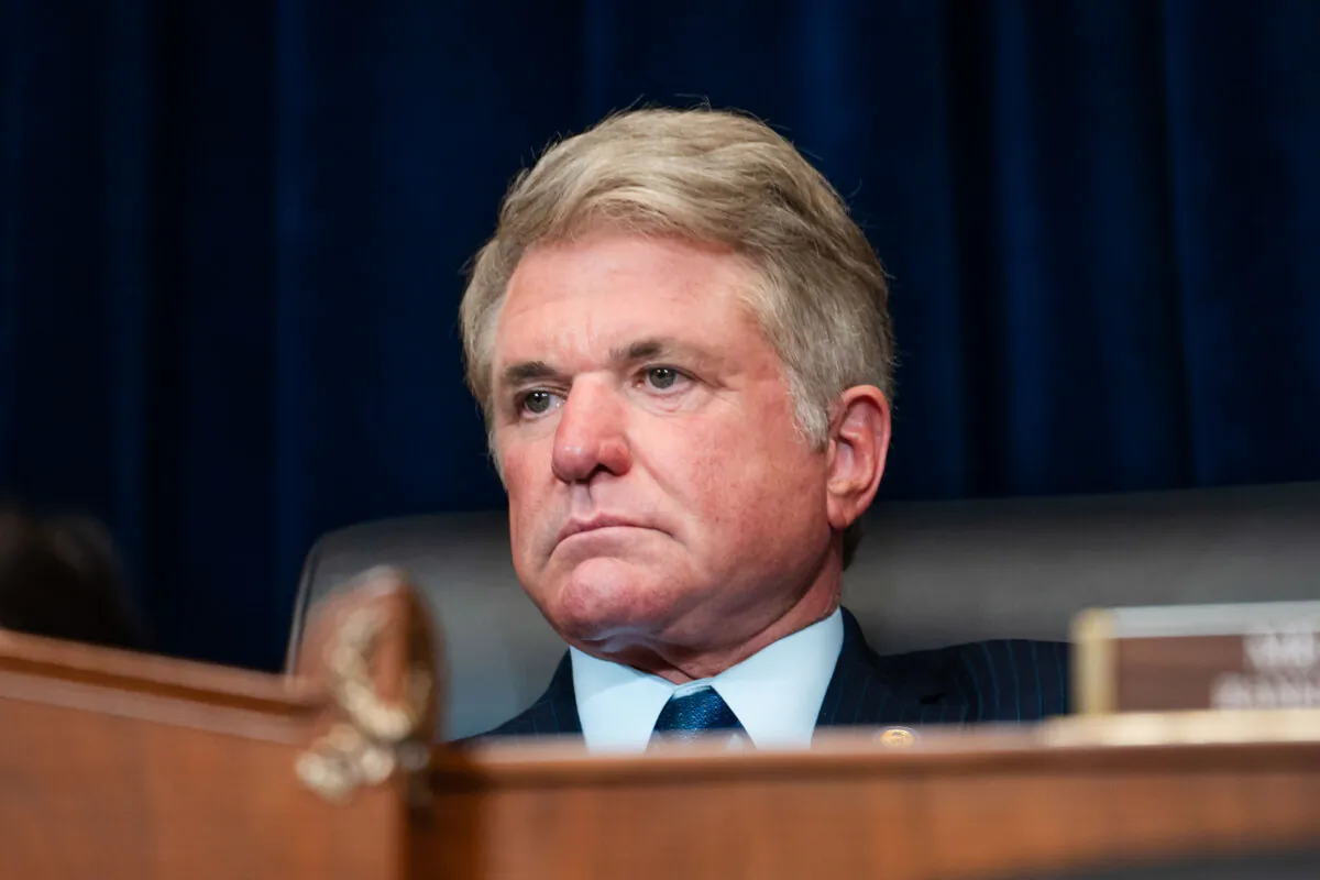 Foreign Affairs Committee Chairman Rep. Michael McCaul (R-Texas) during a hearing on Capitol Hill in Washington on Dec. 11, 2024. Madalina Vasiliu/The Epoch Times