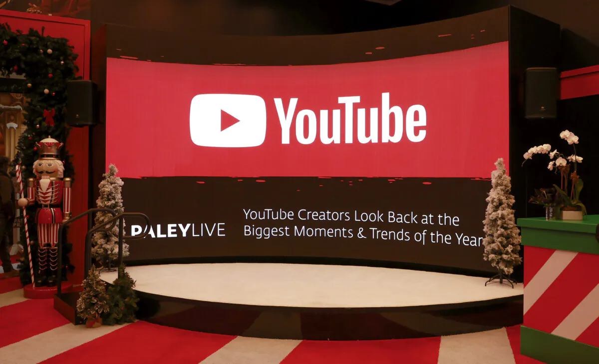 A view of atmosphere during the celebration of YouTube's end of year trends at the Paley Museum in New York City on Dec. 3, 2024. (Jason Mendez/Getty Images for YouTube)