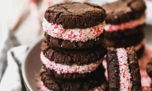 Peppermint Sandwich Cookies