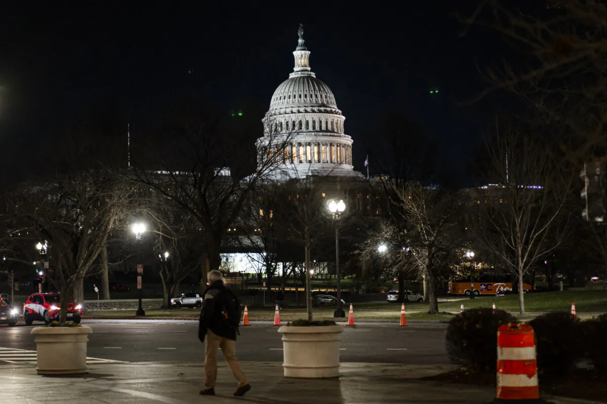 The U.S. Capitol building in Washington on Dec. 19, 2024. (Madalina Vasiliu/The Epoch Times) 