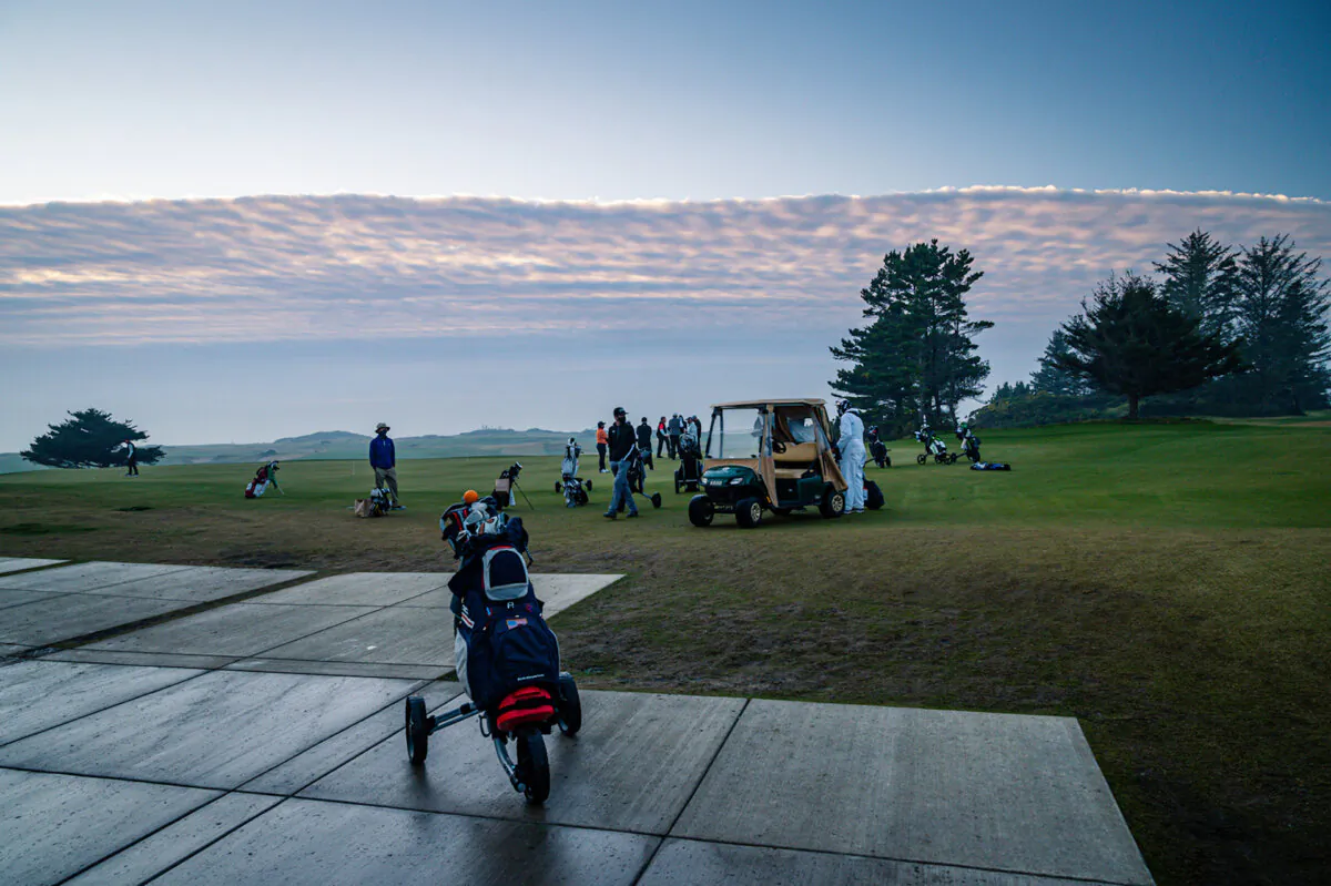 People play golf on Bandon Dunes Sheep Ranch course in Oregon on Aug. 6, 2020. (Dreamstime/TNS)
