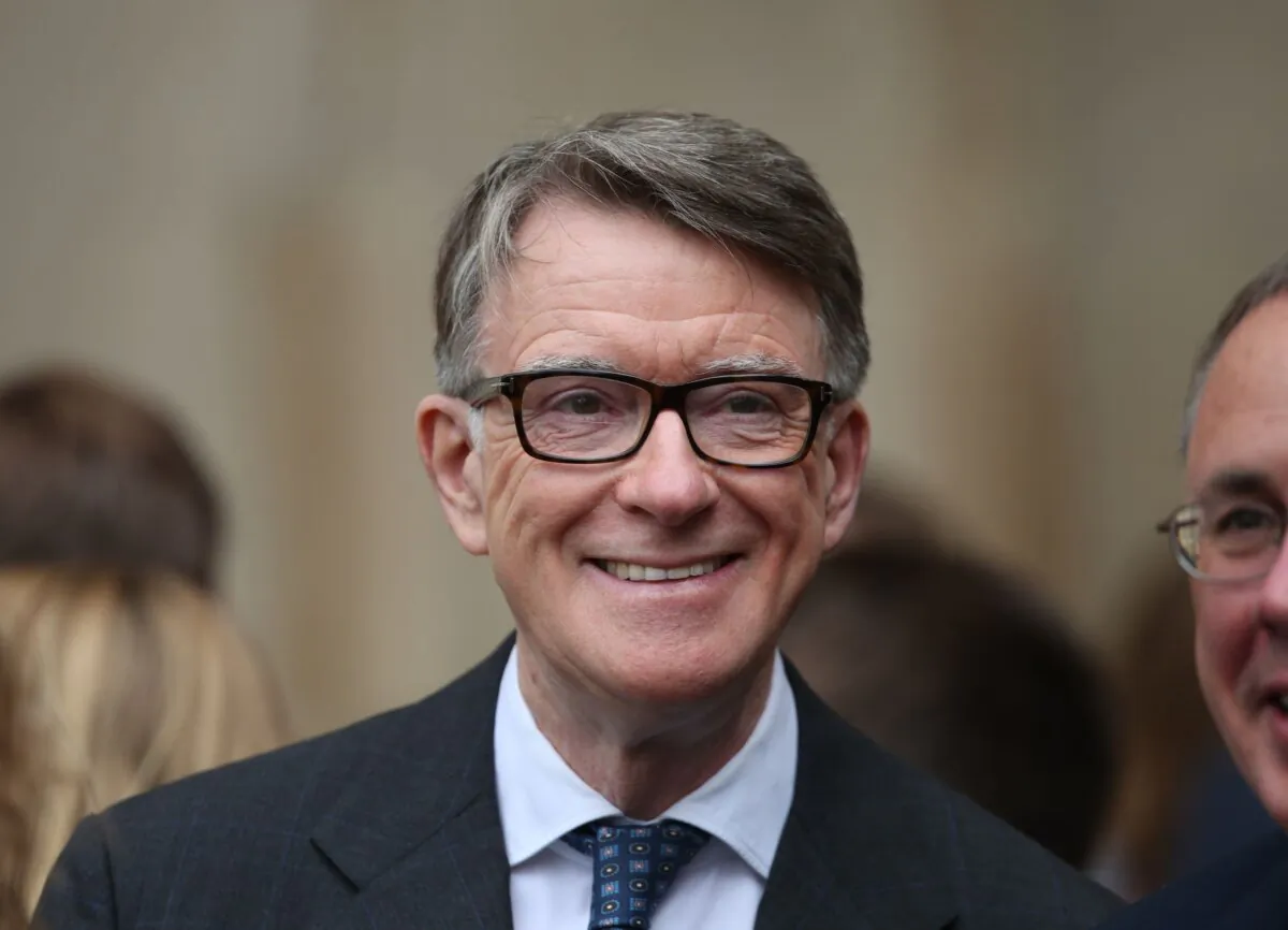 Labour grandee Lord Peter Mandelson in an undated file photo. (Yui Mok/PA)