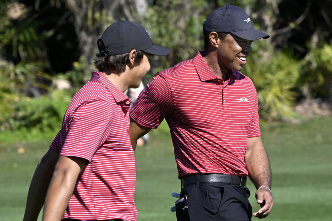 Tiger’s Son Comes up Aces in PNC Championship With Hole-in-One