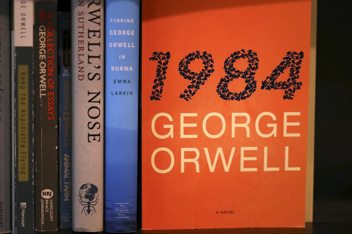 A copy of George Orwell's “1984” at a bookstore in a file photo. (Justin Sullivan/Getty Images)