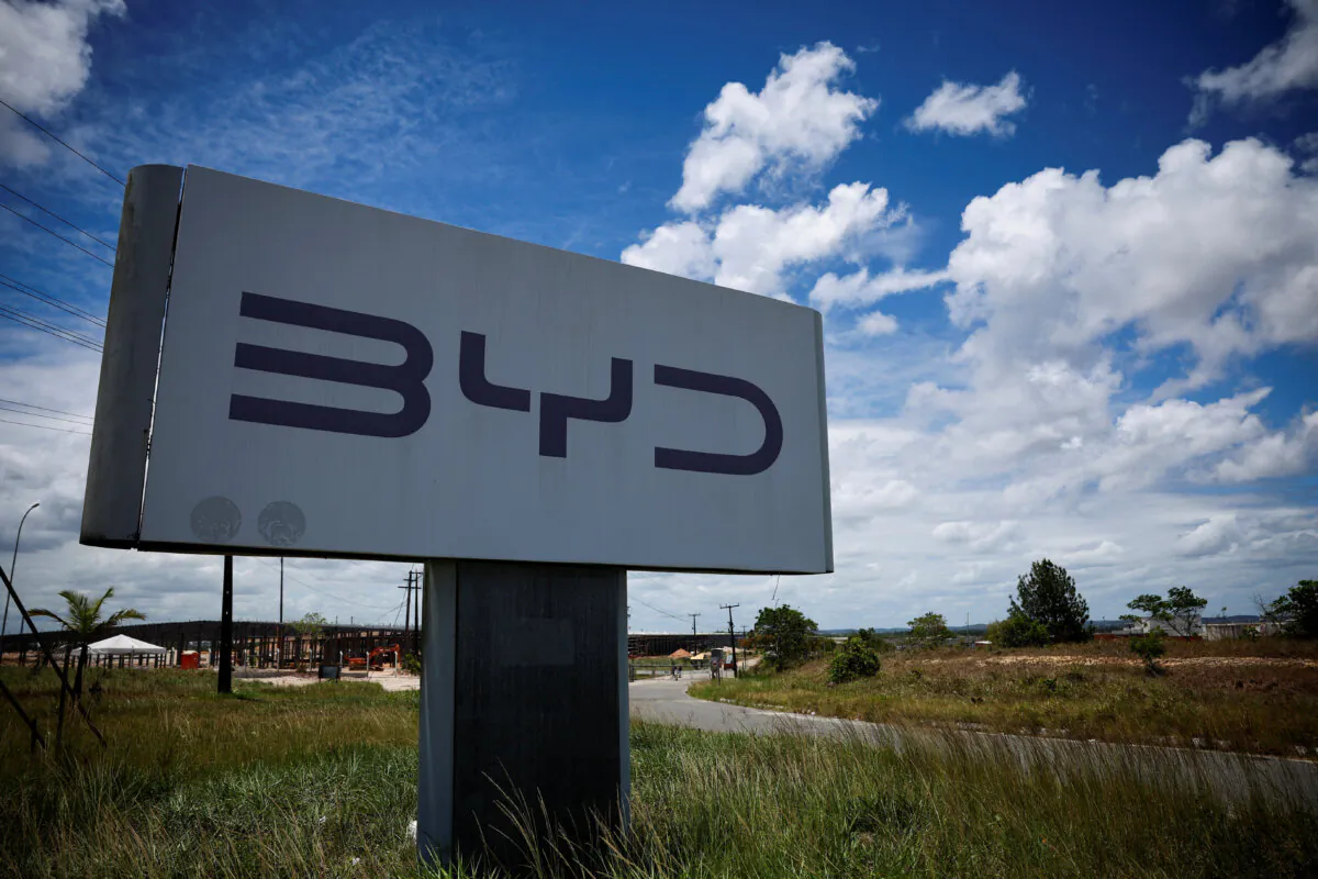A general view of BYD's new electric vehicle (EV) factory's construction site in Camacari, Brazil, on Nov. 17, 2024. (Adriano Machado/Reuters)