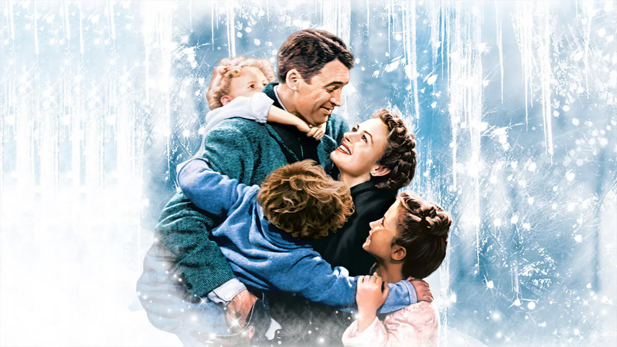 A poster of the movie “It’s a Wonderful Life” (1946). (Liberty Films)