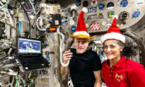 Stranded Astronauts Enjoy Christmas Dinner in Outer Space
