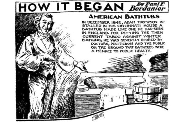 The Fake News of 1917: The Origin of the Bathtub