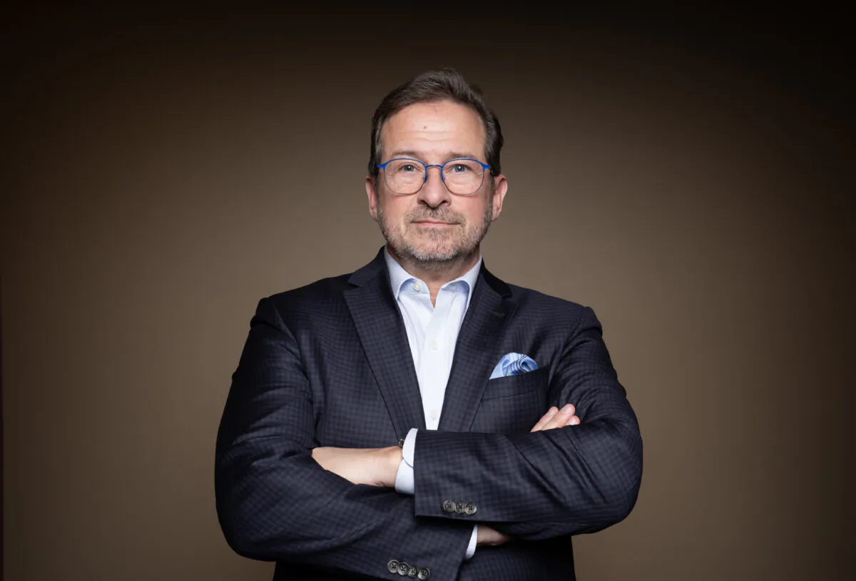 Bloc Québécois Leader Yves-Francois Blanchet poses for a portrait at his office on Parliament Hill, in Ottawa, on Dec. 17, 2024. (The Canadian Press/Adrian Wyld)