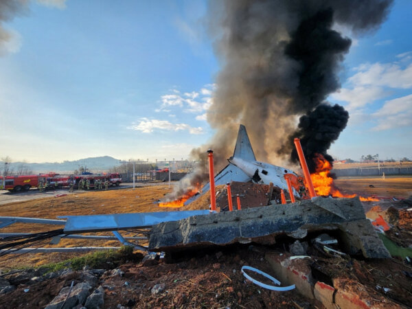 Plane Crashes at South Korean Airport, Killing 28