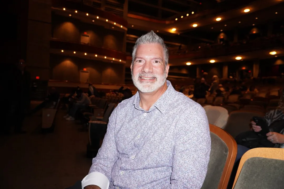 Kevin Gallagher enjoyed Shen Yun's evening performance at the Long Center for the Performing Arts in Austin, Texas, on Dec. 28, 2024. (Sherry Dong/The Epoch Times)