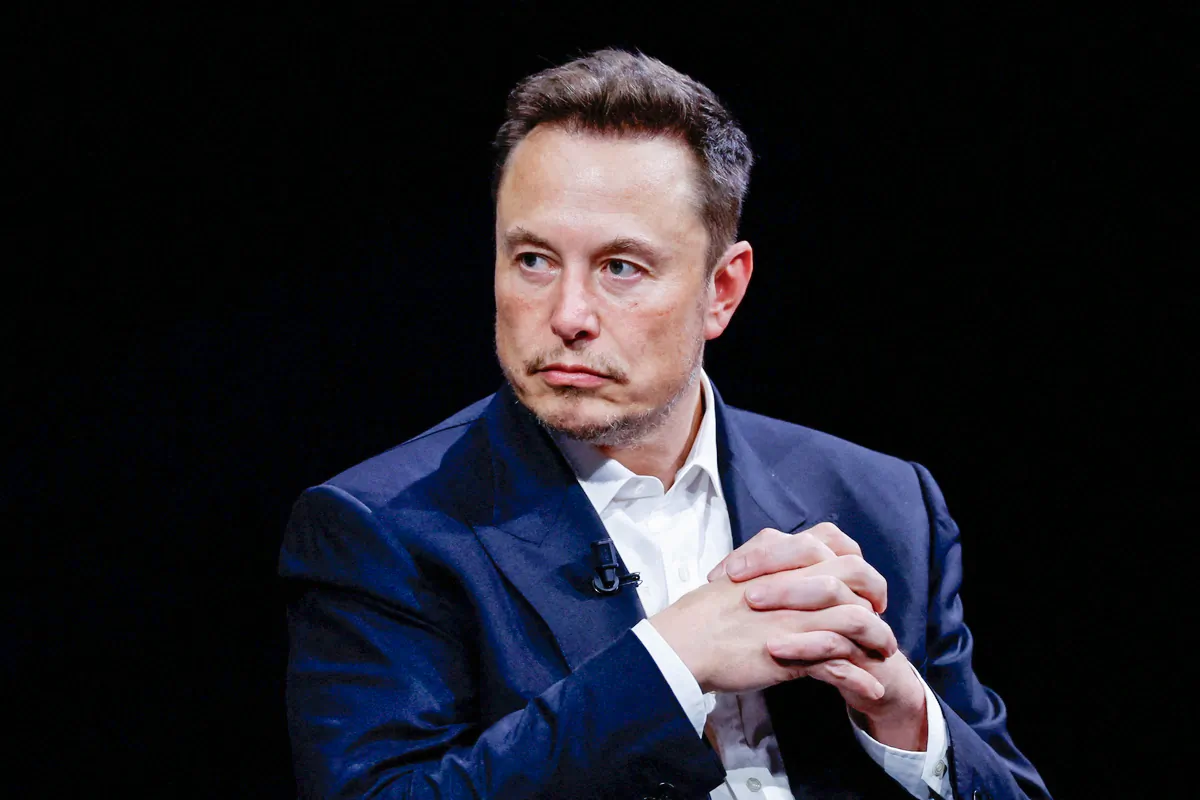 Elon Musk, CEO of SpaceX and Tesla and owner of X, attends a technology conference in Paris on June 16, 2023. (Gonzalo Fuentes/Reuters)