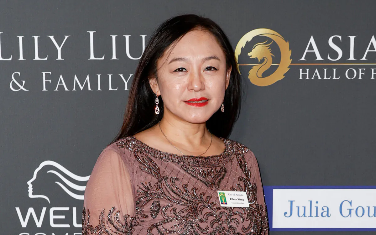 Arcadia city council member Eileen Wang attends the Asian Hall of Fame 2023 induction ceremony at Biltmore Los Angeles in Los Angeles, Calif., on Oct. 21, 2023. (Frazer Harrison/Getty Images)
