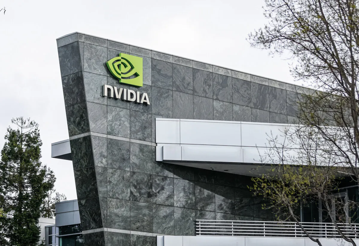 The Nvidia headquarters in Santa Clara, Calif., on Feb. 5, 2024. (Justin Sullivan/Getty Images)