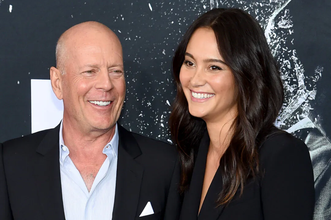 Bruce Willis and Emma Heming attend the "Glass" New York Premiere at SVA Theater in New York City on Jan. 15, 2019. (Jamie McCarthy/Getty Images)