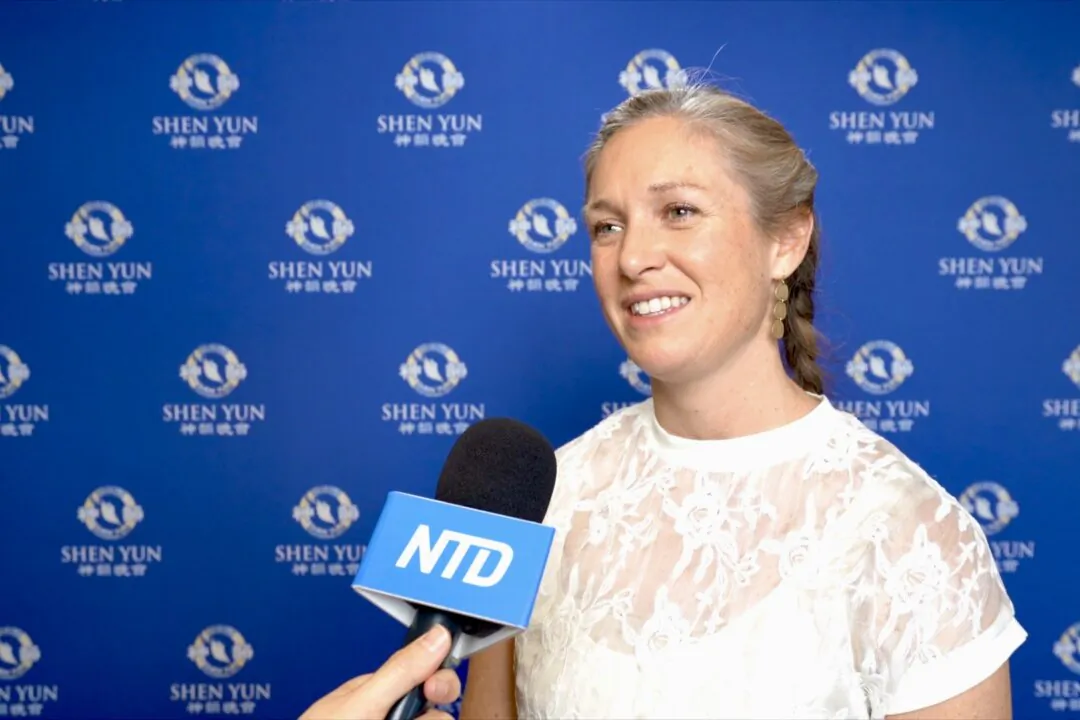 Kristina Tiedemann enjoyed Shen Yun at the San Jose Center for the Performing Arts on Dec. 30, 2024. (NTD)