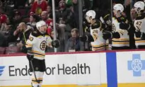 Marchand and Geekie Help the Bruins Beat the Blackhawks 4–2 for Their 3rd Consecutive Win