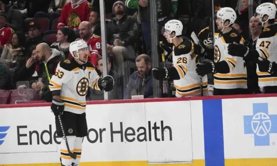 Marchand and Geekie Help the Bruins Beat the Blackhawks 4–2 for Their 3rd Consecutive Win