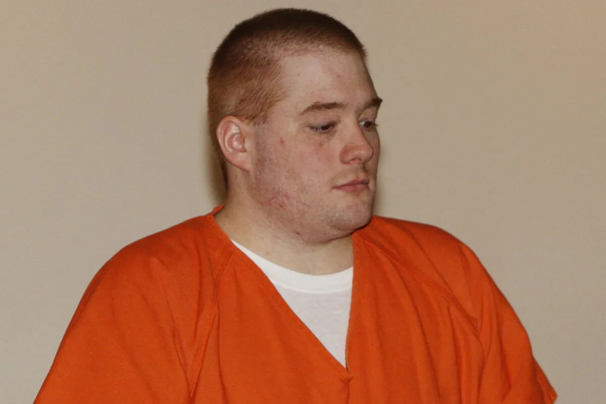 Kevin Ray Underwood arrives in the courtroom for his formal sentencing in Purcell, Okla., on April 3, 2008. (Sue Ogrocki, Pool/AP Photo)