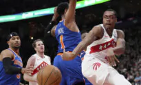 Towns Has 24 Points and 15 Rebounds as Knicks Beat Raptors 113-108 for Fifth Win in Six Games