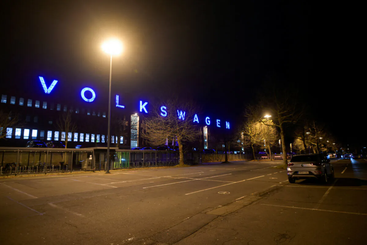 A Volkswagen plant in Kassel, Germany, on Dec. 17, 2024. (Fabian Bimmer/Reuters)