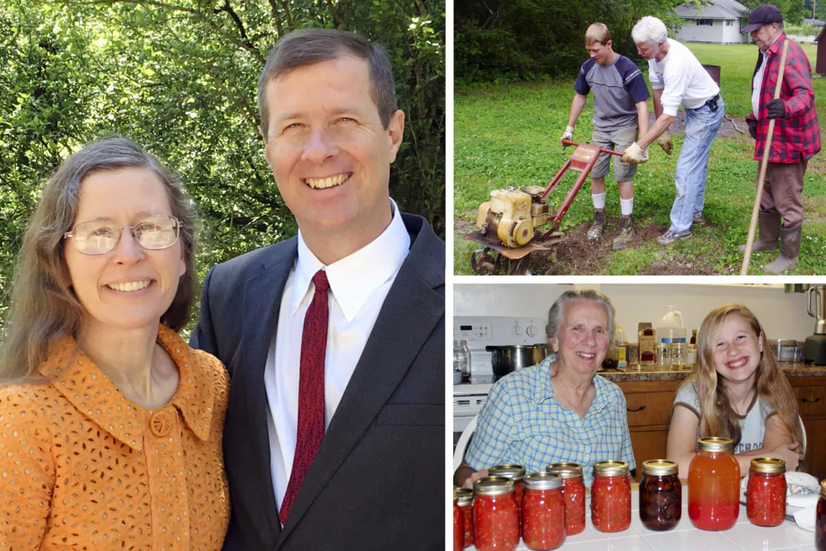 (L) Craig Thompson and his wife, Deanna. (R) Two of their children in their mentoring experiences. (Craig Thompson / WalkwithGod.com)