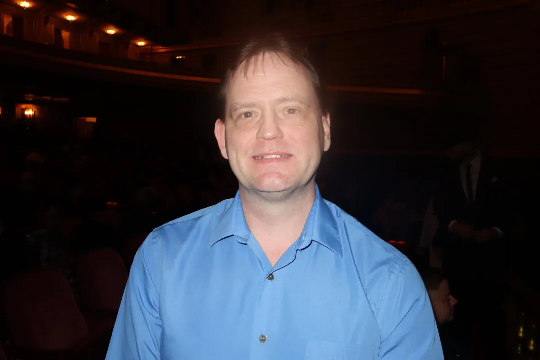 Richard McVicker at the Shen Yun Performing Arts performance at War Memorial Opera House on Jan. 2. 2025. (Gary Wang/The Epoch Times)
