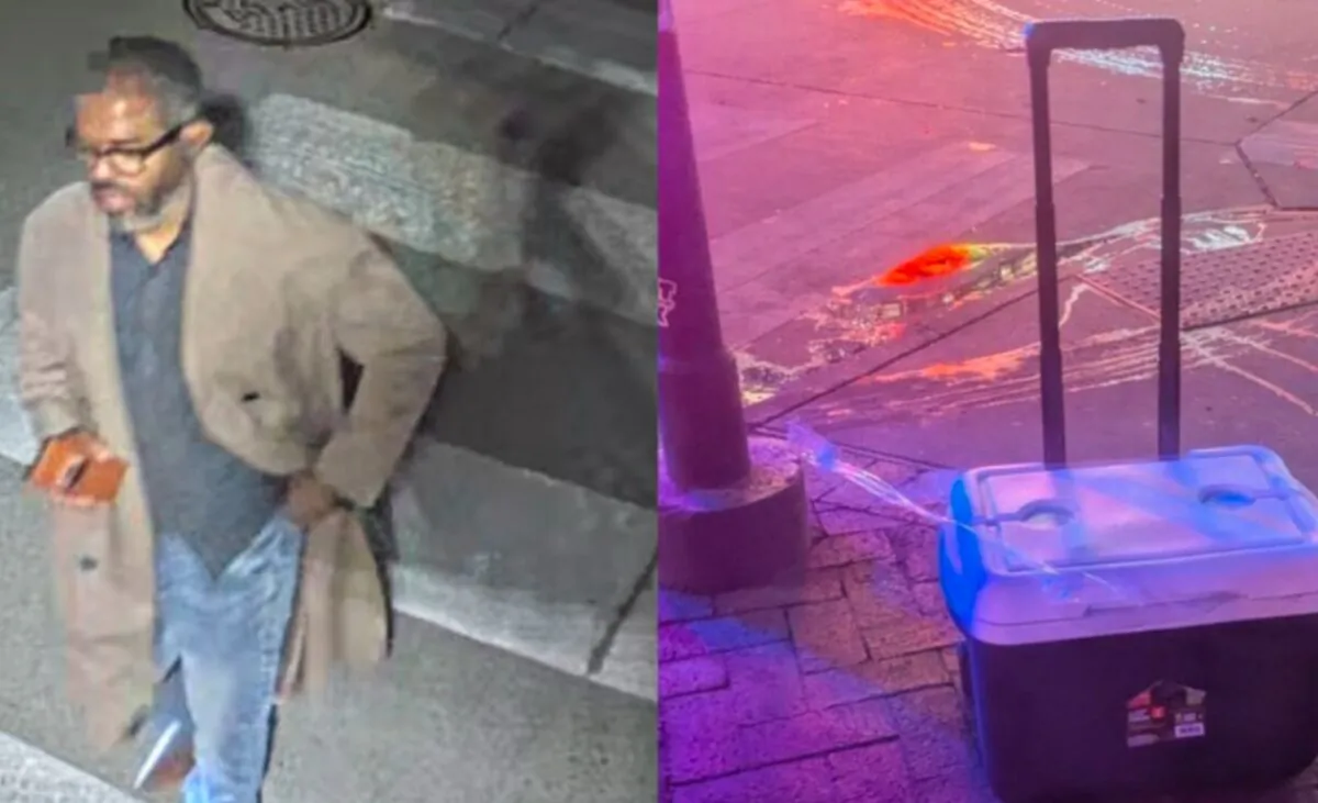 The FBI released surveillance footage of Shamsud-Din Jabbar, the terrorist attack suspect in New Orleans, and a cooler that contained an improvised explosive device, on Jan. 2, 2024. (FBI)