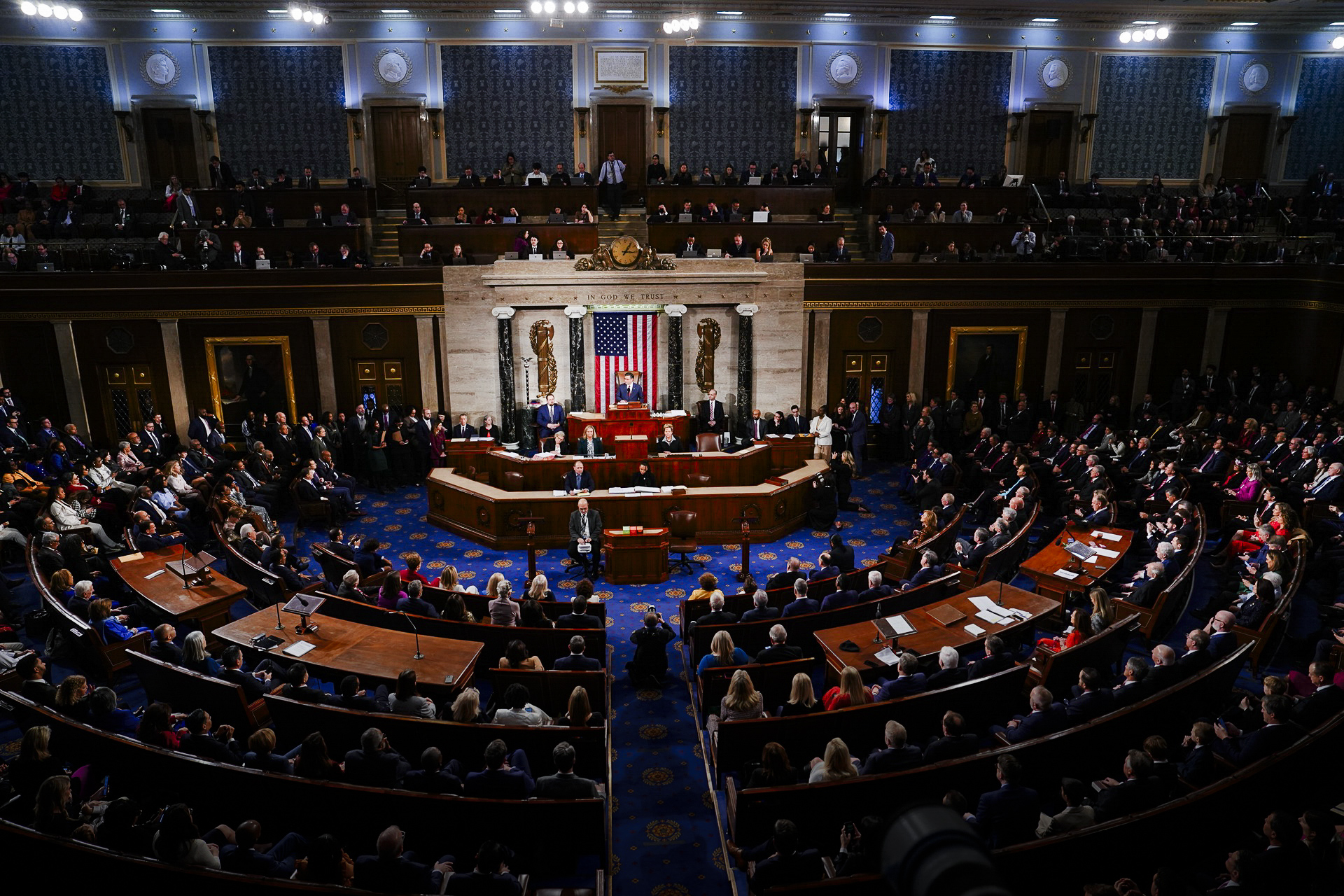 Day in Photos: US House Speaker Elected, Farmers Protest, and Fire in South Korea