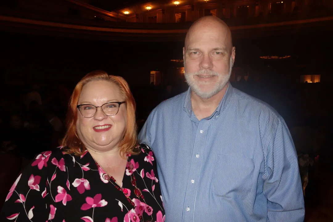 Brenda and Chris Gravesen enjoyed Shen Yun's matinee at the War Memorial Opera House on Jan. 4, 2024. (Gary Wang/The Epoch Times)
