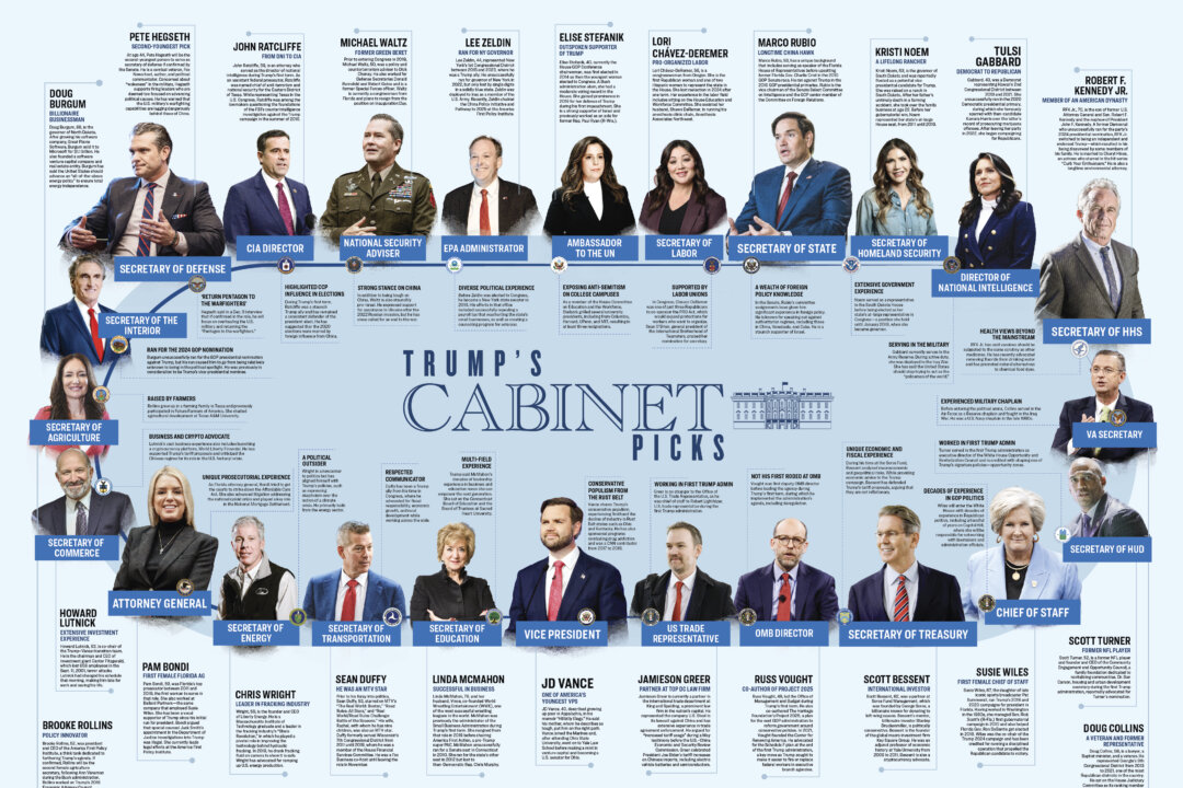 Infographic: A Whos Who of All Trumps Cabinet Level Nominees