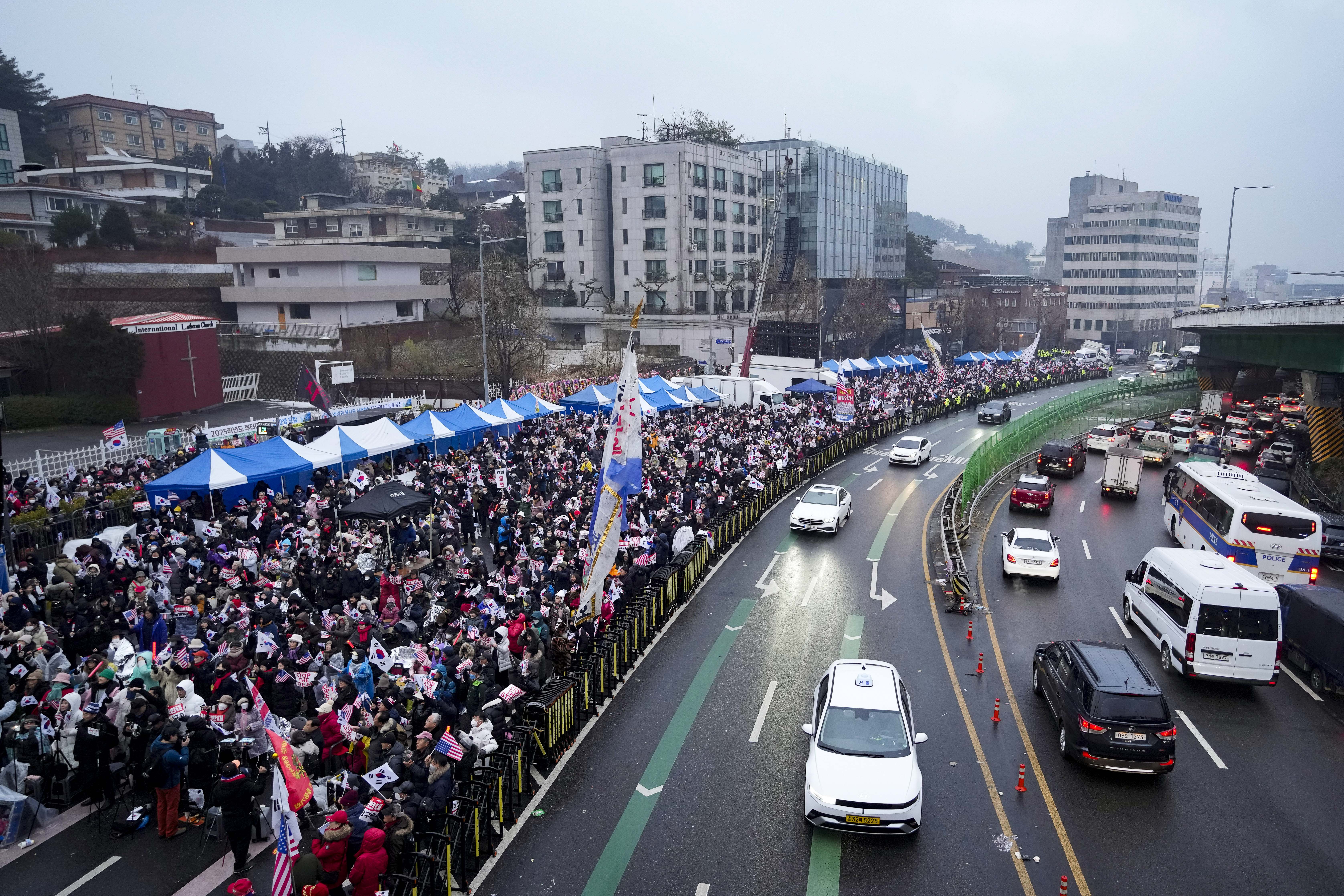 Exterior of Seoul Detention Center Where Impeached President Is Being Held