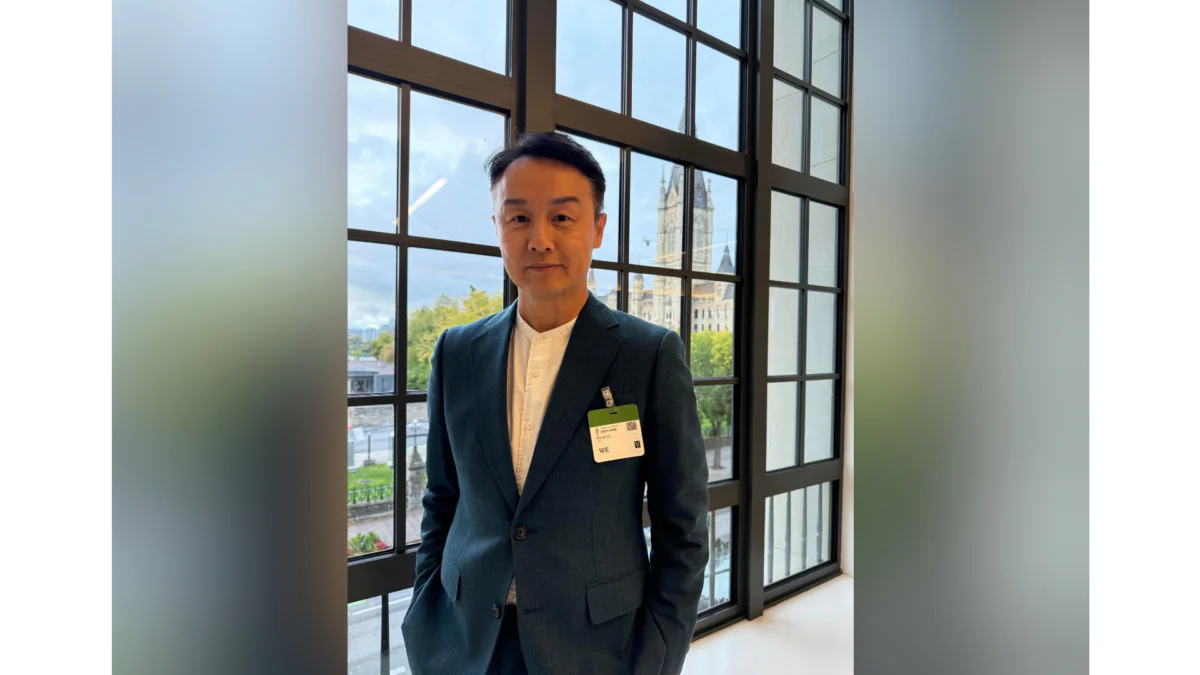 Joe Tay, a singer and actor who moved from Hong Kong to Canada, is seen in a file photo. Tay ran for the Conservative Party in the Ontario riding of Don Valley North in the 2025 federal election. (Courtesy of Joe Tay)