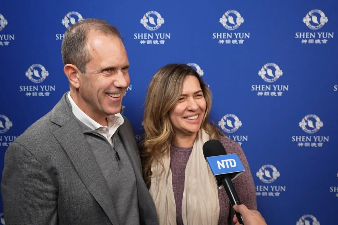Adrina and Steve Wald enjoyed Shen Yun at the Columbia County Performing Arts Center in Augusta, Georgia, on Jan. 7, 2024. (Frank Xie/The Epoch Times)