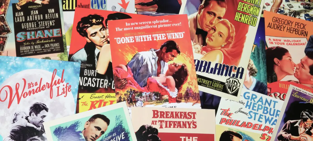 Films posters from the Golden Age of Hollywood. (Ralf Liebhold / Shutterstock)
