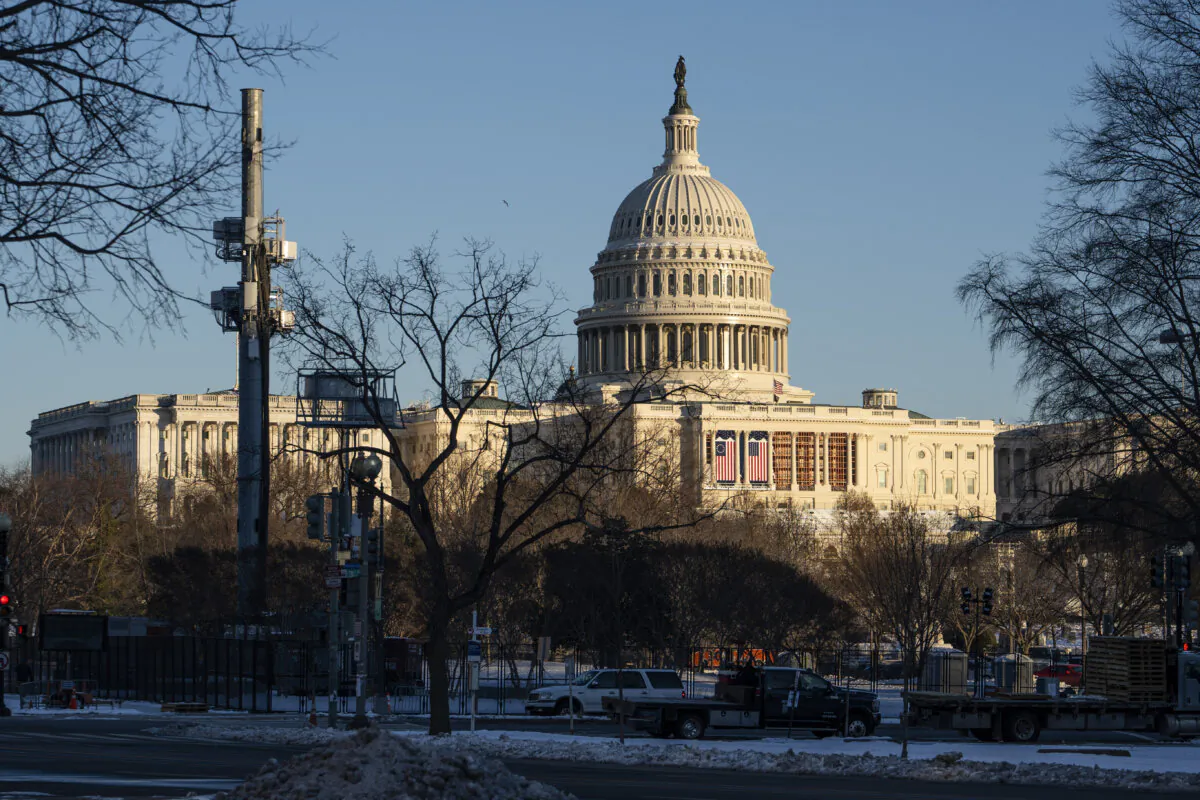The U.S. Capitol building in Washington on Jan. 9, 2025. (Madalina Vasiliu/The Epoch Times)