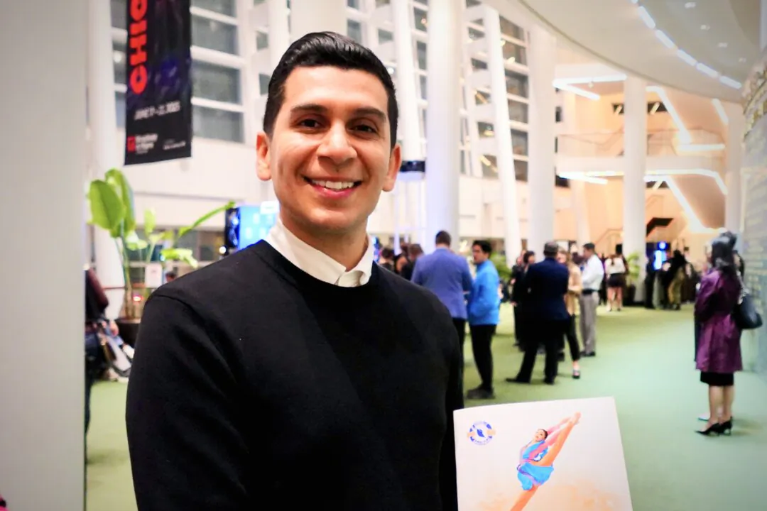 Phillipe Obregon enjoyed Shen Yun's evening performance at the Adrienne Arsht Center for the Performing Arts on Jan. 10, 2025. (Linda Lin/The Epoch Times)
