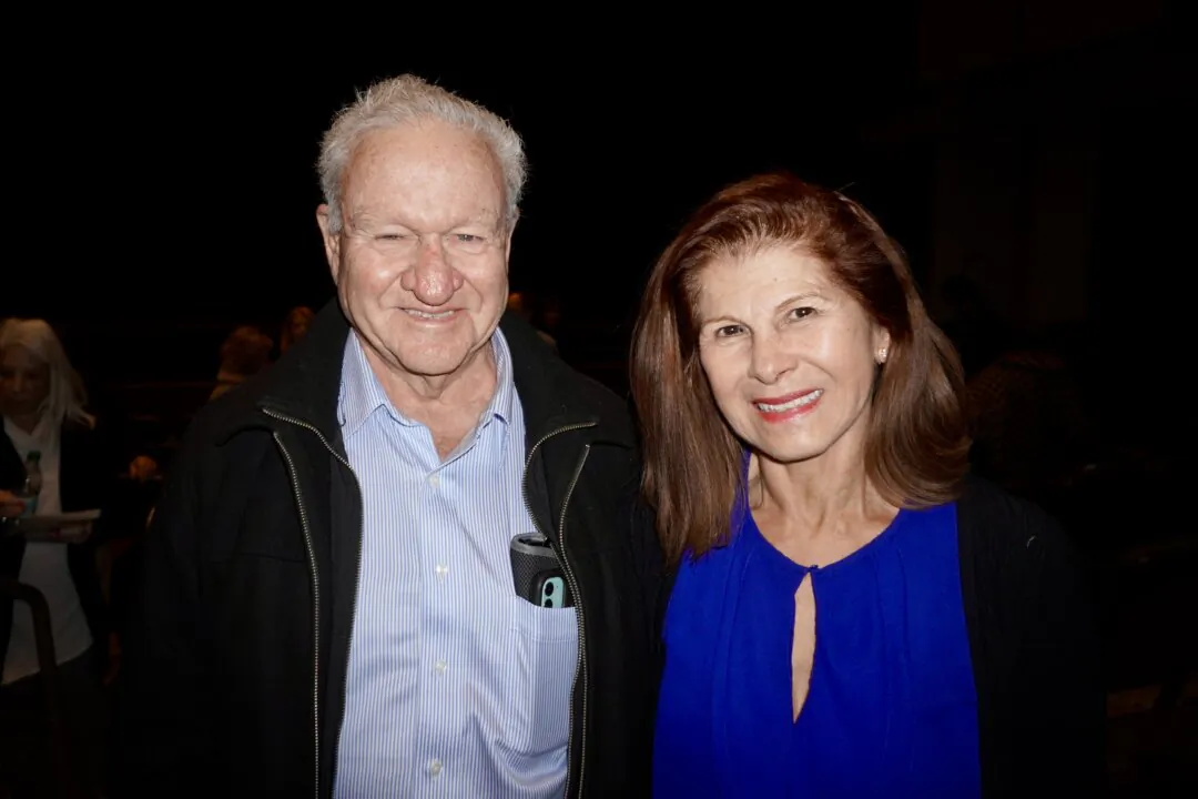 Jim and Carmen Board enjoyed Shen Yun at the River Center Theatre in Baton Rouge, Louisiana, on Jan. 11, 2025. (Sonia Wu/The Epoch Times)