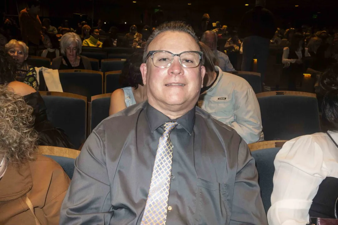 Randy Reffner enjoyed Shen Yun at Zellerbach Hall in Berkeley, California, on Jan. 11, 2025. (Gary Wang/The Epoch Times)