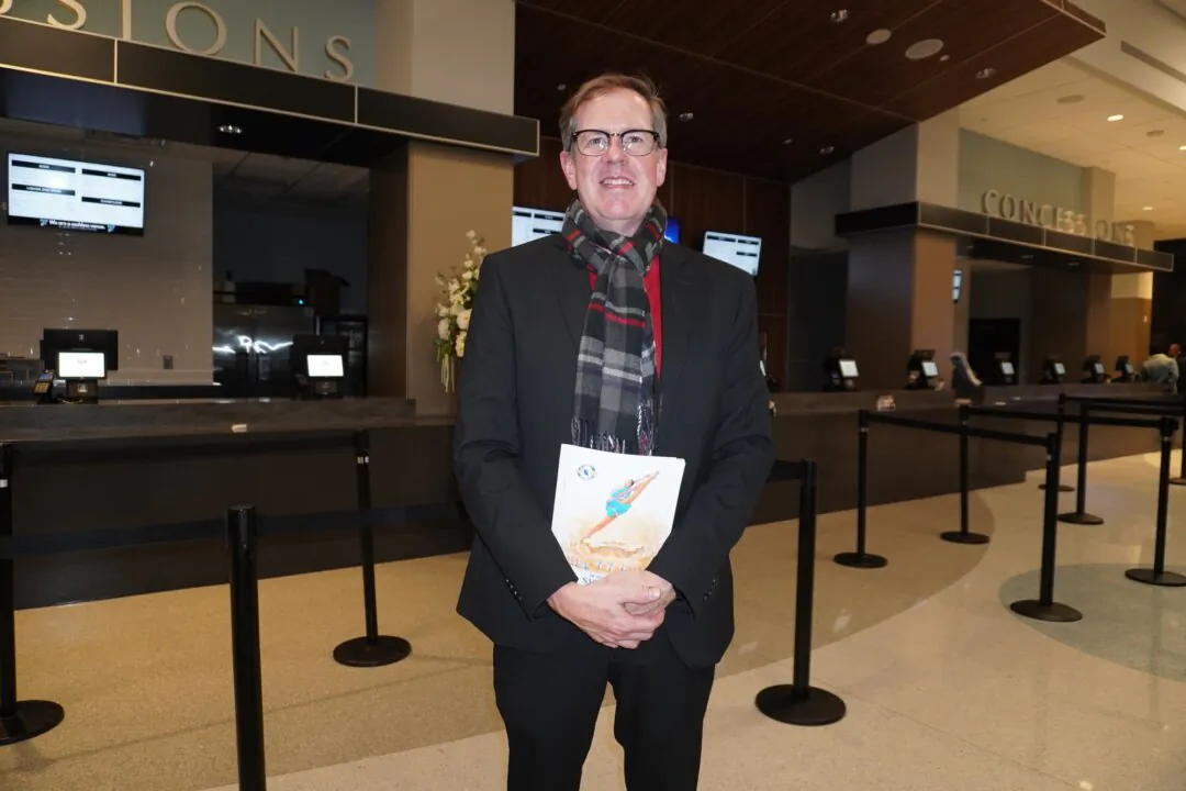 Christian Rogers enjoyed Shen Yun's evening performance at the Baton Rouge River Center Theatre on Jan. 11, 2025. (Sherry Dong/The Epoch Times)