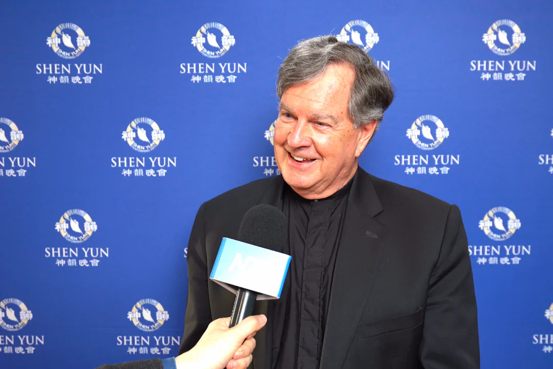 Rev. Richard McNeely enjoyed Shen Yun at Zellerbach Hall in Berkeley, California, on Jan. 12, 2025. (NTD)