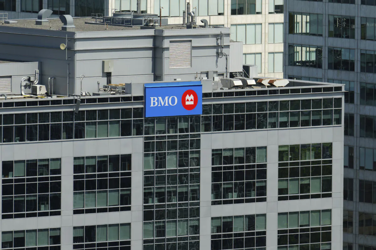 The Bank of Montreal building is pictured in Ottawa on June 3, 2024. (The Canadian Press/Sean Kilpatrick)
