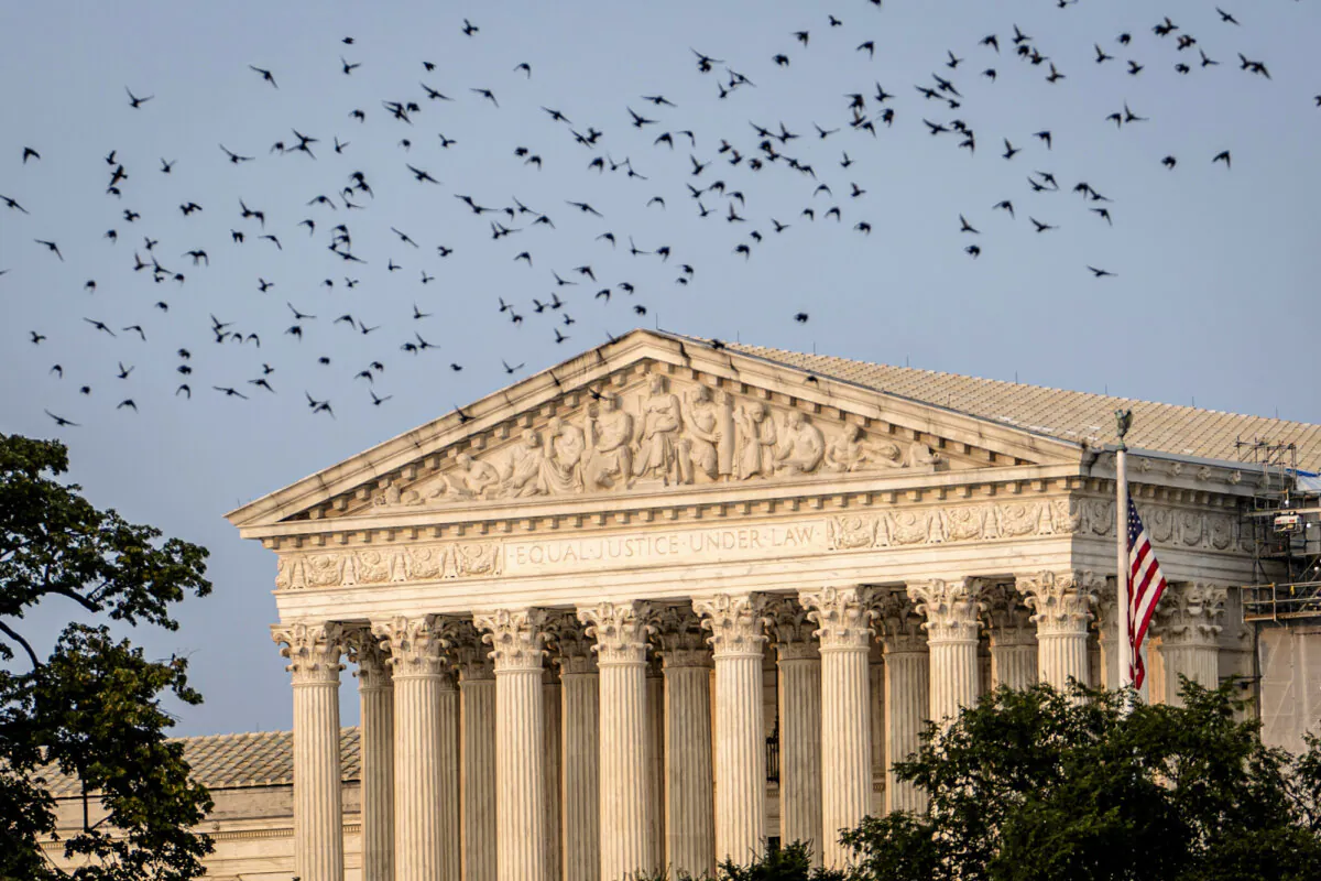 The U.S. Supreme Court in Washington on Aug. 14, 2024. (Madalina Vasiliu/The Epoch Times)