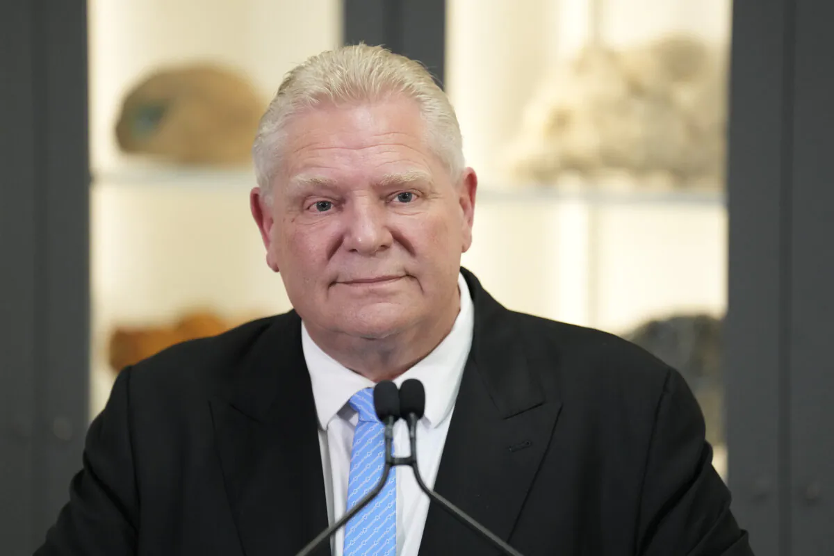 Ontario Premier Doug Ford speaks in Toronto on Jan. 13, 2025. (The Canadian Press/Chris Young)