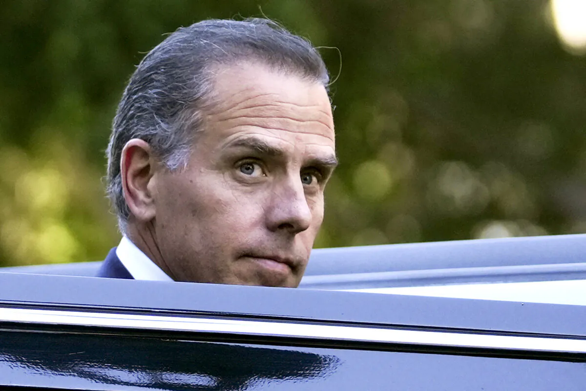 Hunter Biden steps into a vehicle as he leaves federal court in Los Angeles after pleading guilty to federal tax charges on Sept. 5, 2024. (Eric Thayer/AP Photo)