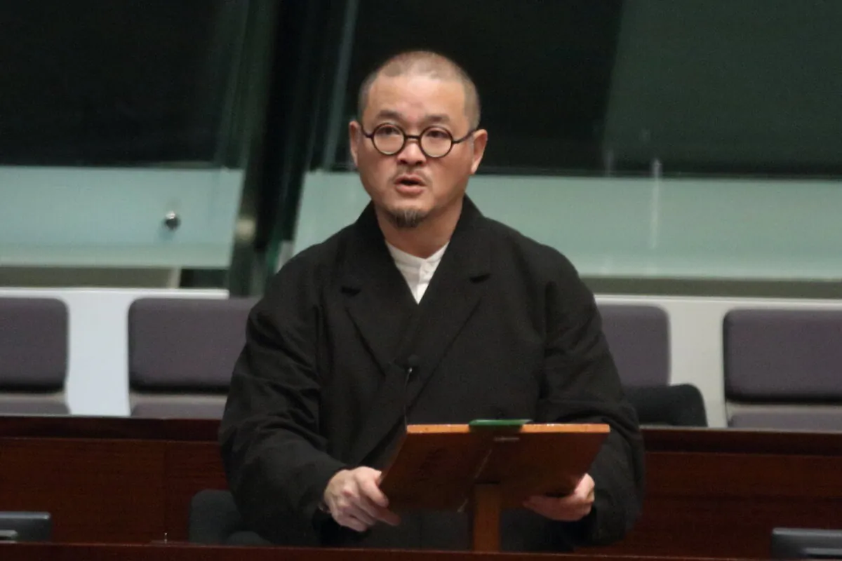 Shiu Ka-chun in a file photo. Shiu died in the morning of Jan. 10. (Cai Man-man/The Epoch Times)