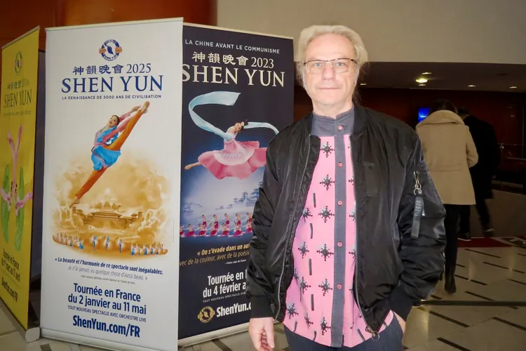 Jean-Loup Cataldo at the Shen Yun Performing Arts performance at Grand Theatre de Provence on Jan. 6, 2025. (Sheng Ming/The Epoch Times)